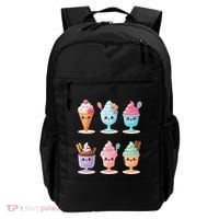 Kawaii Ice Cream Frozen Yogurt Lover Anime Backpack thumb 0