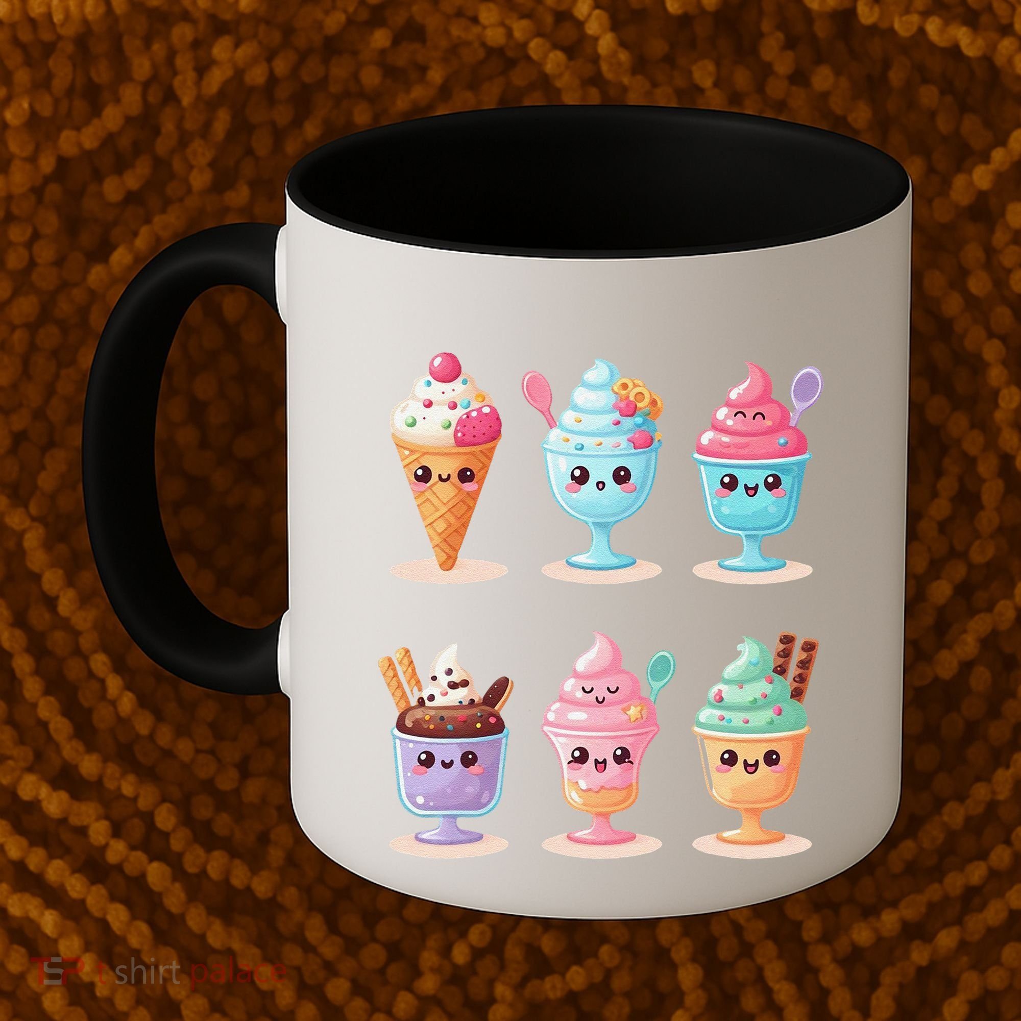 Kawaii Ice Cream Frozen Yogurt Lover Anime Coffee Mug
