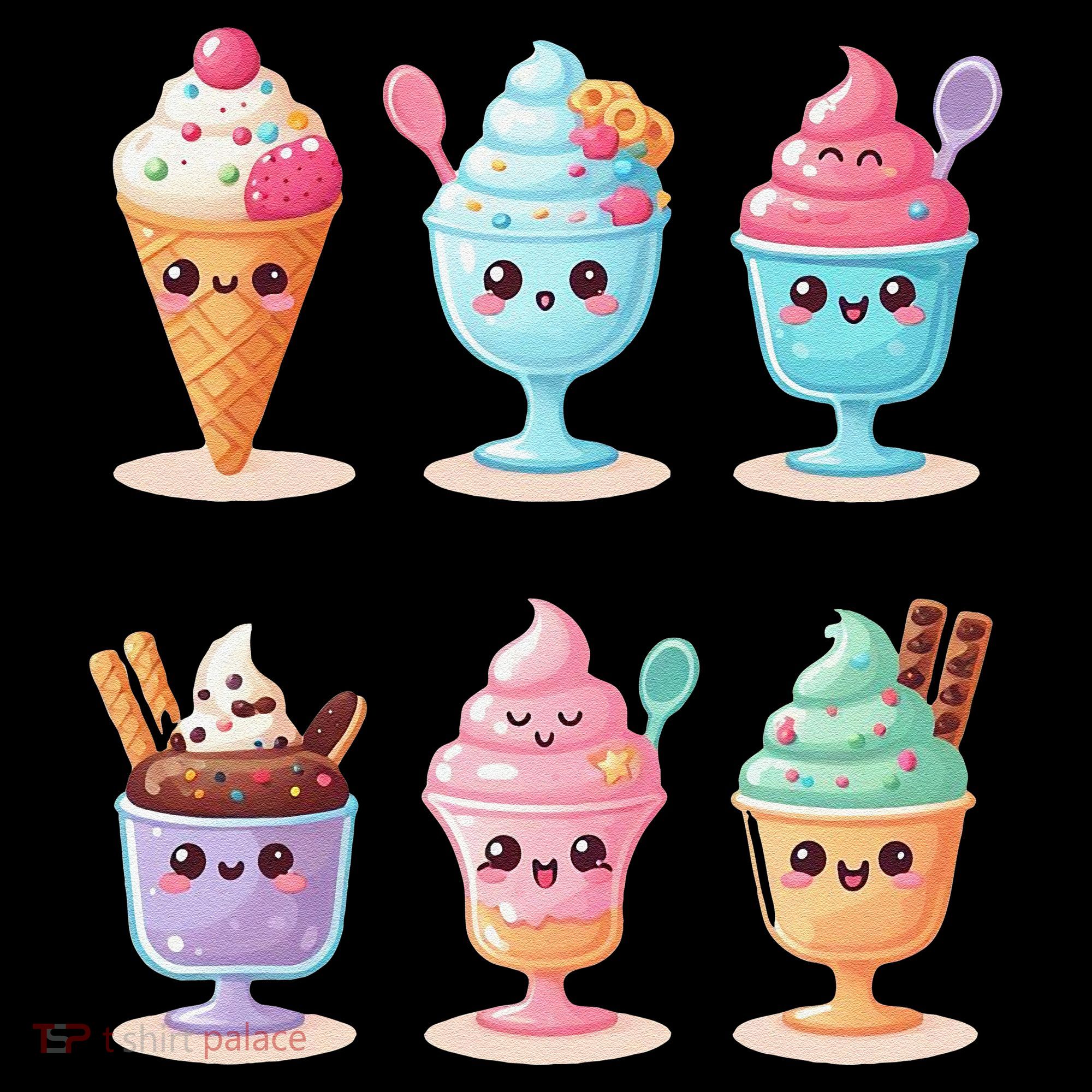 Kawaii Ice Cream Frozen Yogurt Lover Anime Coffee Mug