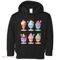 Kawaii Ice Cream Frozen Yogurt Lover Anime Toddler Hoodie thumb 0