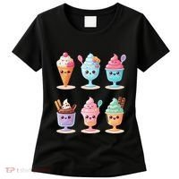 Kawaii Ice Cream Frozen Yogurt Lover Anime Women's T-Shirt thumb 0