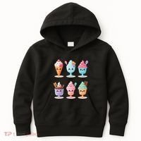 Kawaii Ice Cream Frozen Yogurt Lover Anime Kids Hoodie thumb 0