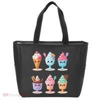 Kawaii Ice Cream Frozen Yogurt Lover Anime Tote Bag thumb 0
