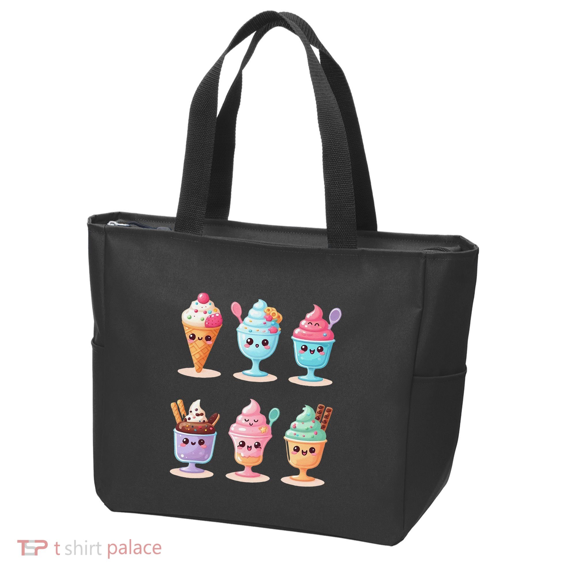 Kawaii Ice Cream Frozen Yogurt Lover Anime Tote Bag