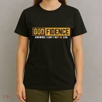 Knowing I CanT But He Can Christian Religious Jesus T-Shirt thumb 4