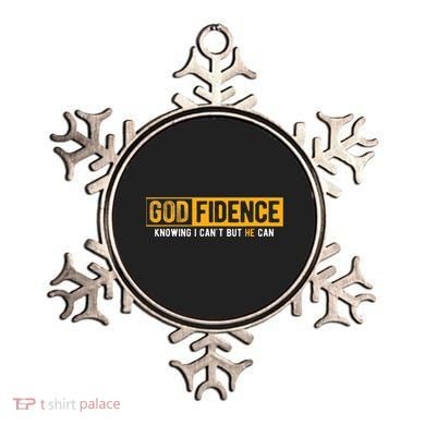 Knowing I CanT But He Can Christian Religious Jesus Ornament