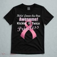 Kickin' Cancer's Ass One Awesome Twice Priceless T-Shirt thumb 5