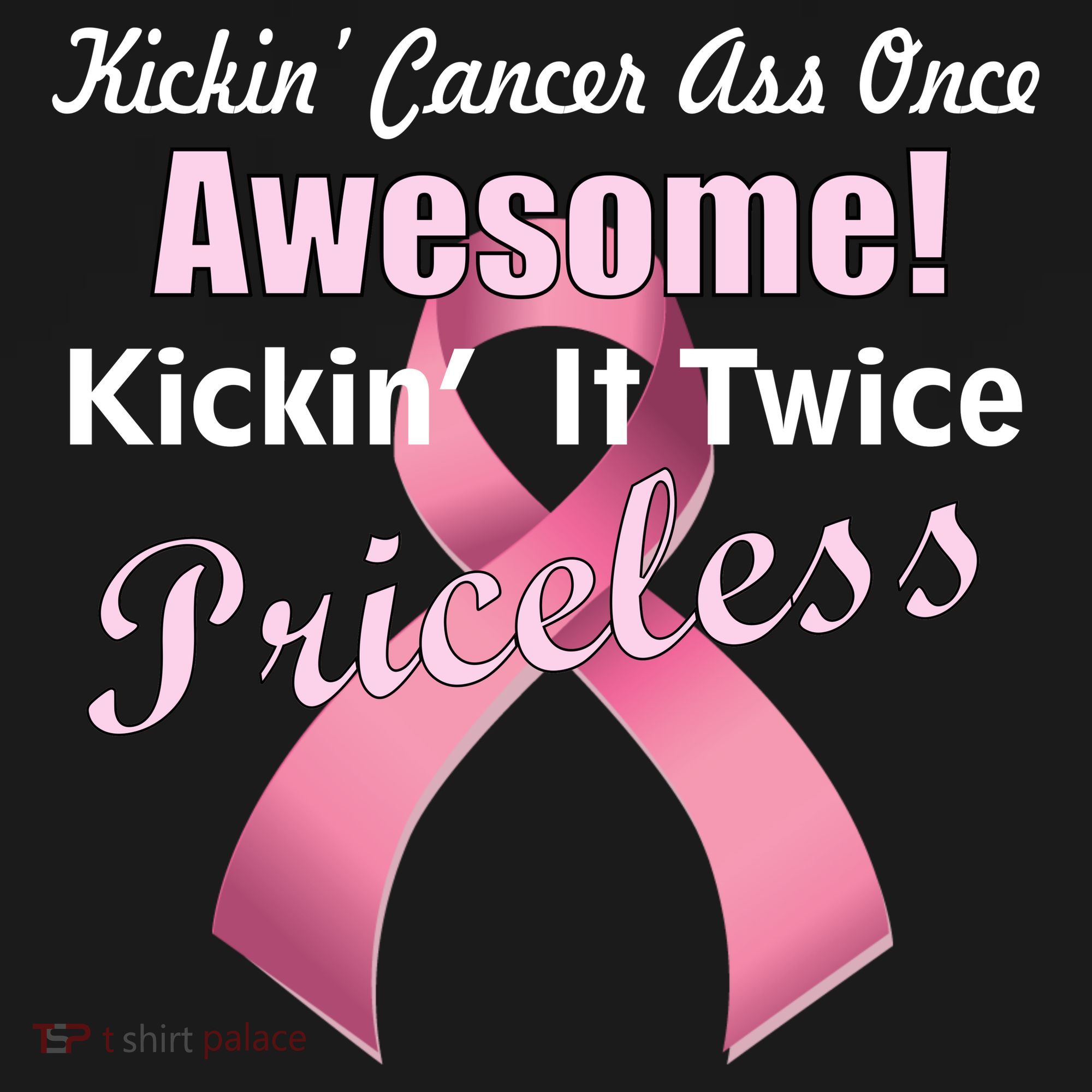 Kickin' Cancer's Ass One Awesome Twice Priceless Kids Hoodie