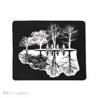 Kids Riding Bikes Through Trees Upside Down Mousepad thumb 0