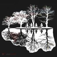 Kids Riding Bikes Through Trees Upside Down Tank Top thumb 6