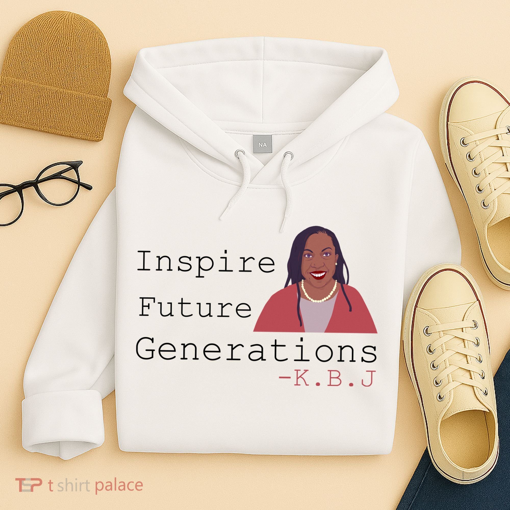 KBJ Inspire Future Generations Quote Hoodie