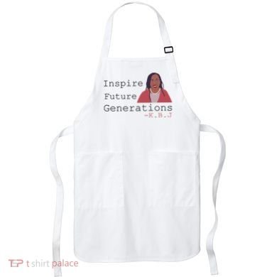 KBJ Inspire Future Generations Quote Apron
