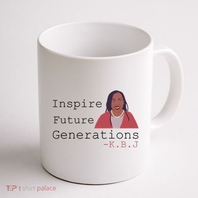 KBJ Inspire Future Generations Quote Coffee Mug back