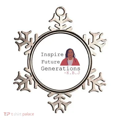 KBJ Inspire Future Generations Quote Ornament