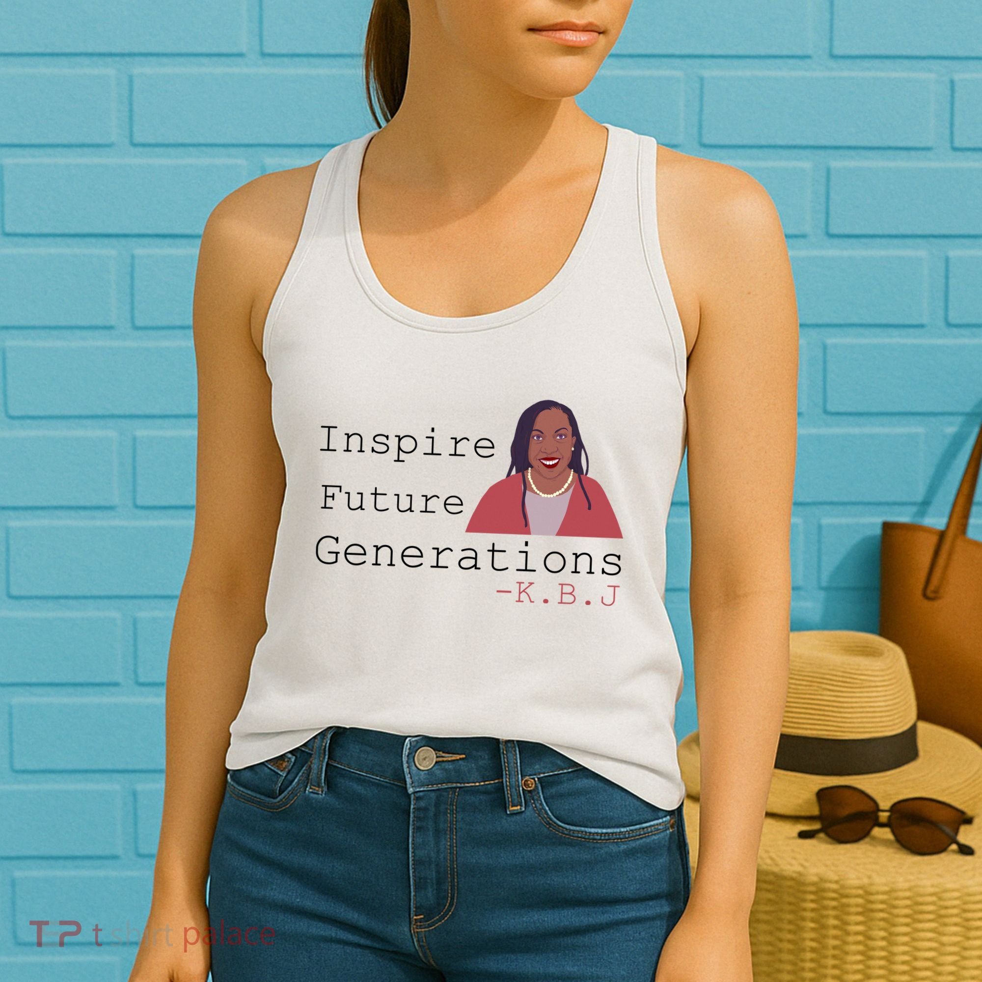 KBJ Inspire Future Generations Quote Women's Tank Top