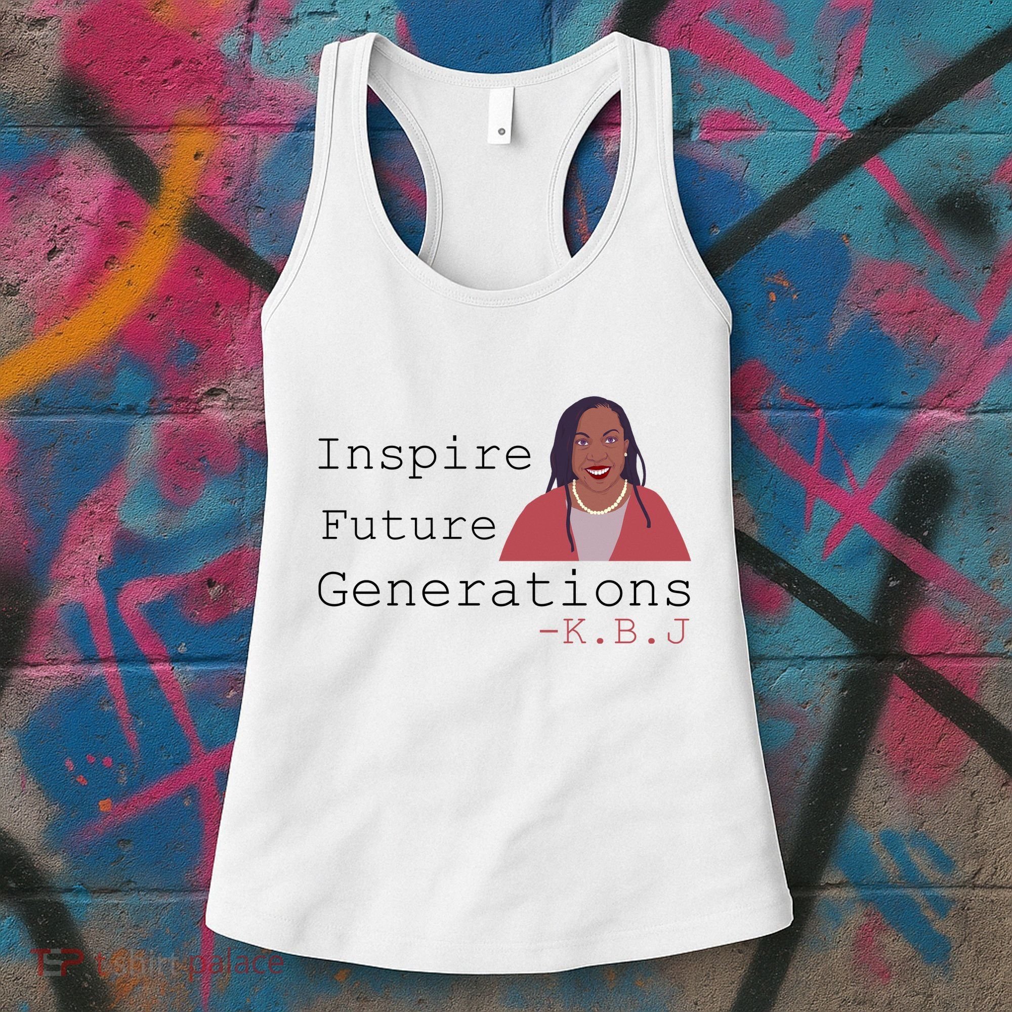 KBJ Inspire Future Generations Quote Women's Tank Top