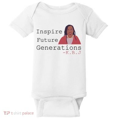 KBJ Inspire Future Generations Quote Baby Bodysuit