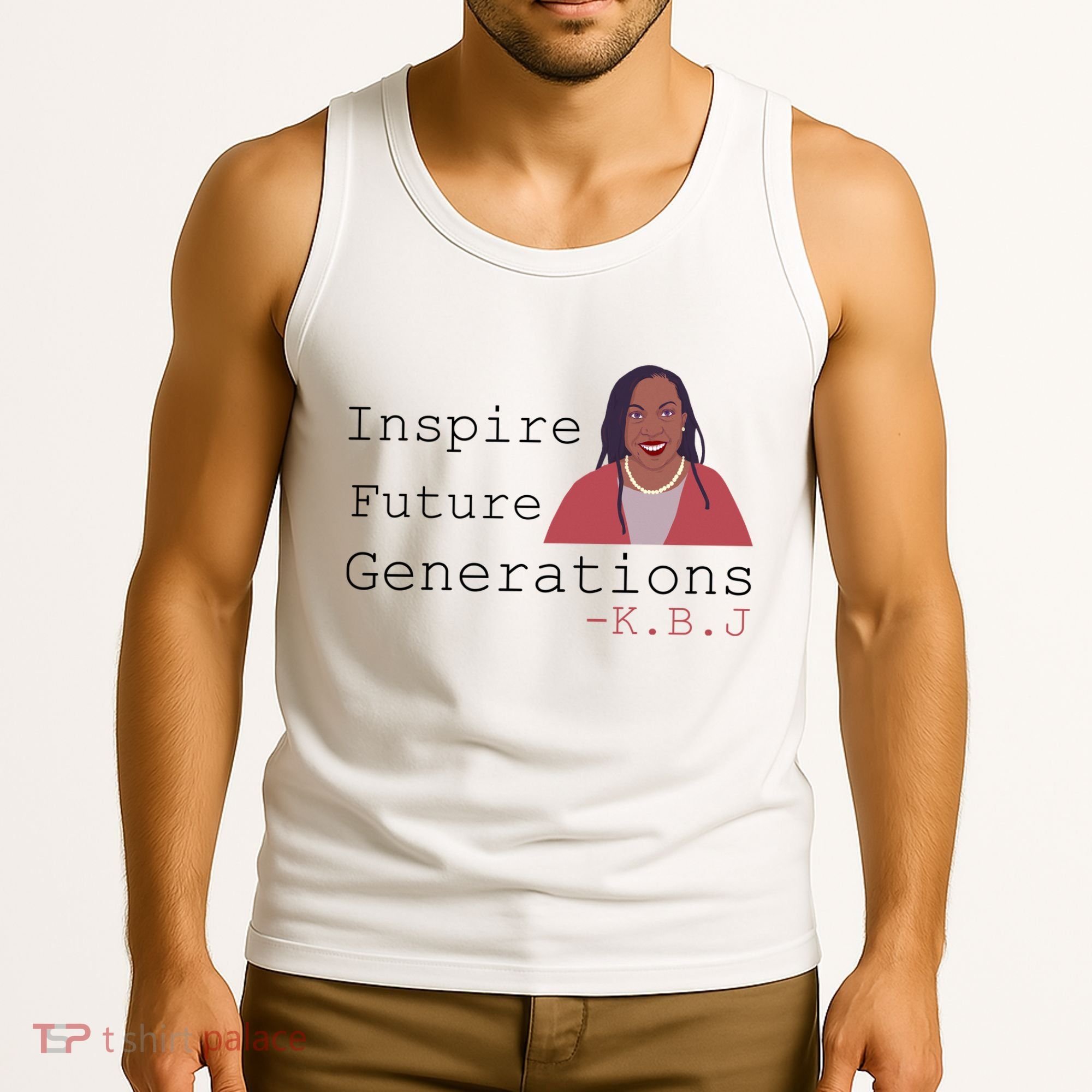 KBJ Inspire Future Generations Quote Tank Top