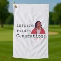 KBJ Inspire Future Generations Quote Golf Towel thumb 1