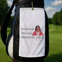 KBJ Inspire Future Generations Quote Golf Towel thumb 2