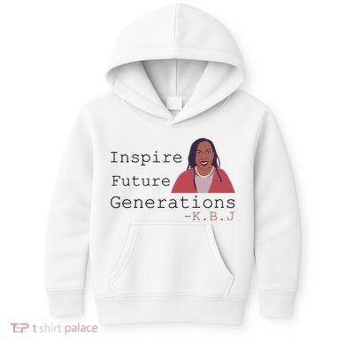 KBJ Inspire Future Generations Quote Kids Hoodie