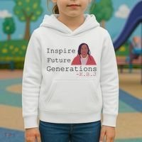 KBJ Inspire Future Generations Quote Kids Hoodie thumb 3