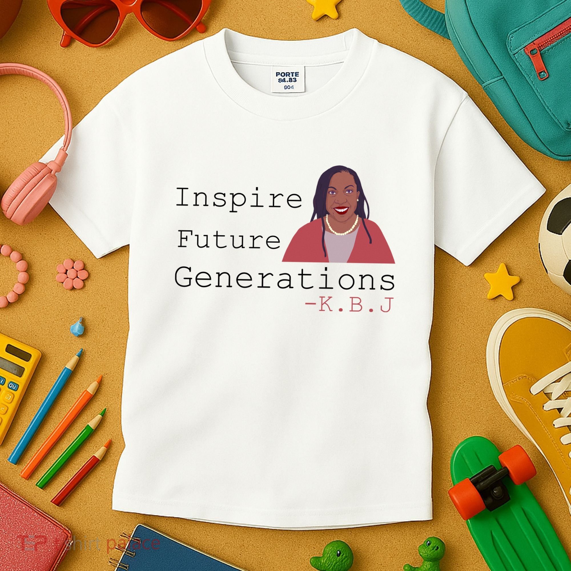 KBJ Inspire Future Generations Quote Kids T-Shirt