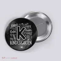 K Is For Kindergarten Back To School Kinder Button thumb 0