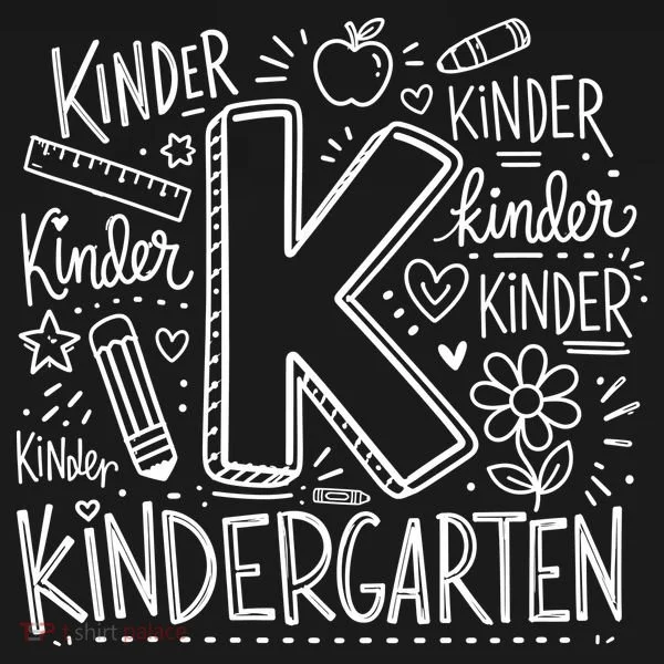 K Is For Kindergarten Back To School Kinder Button