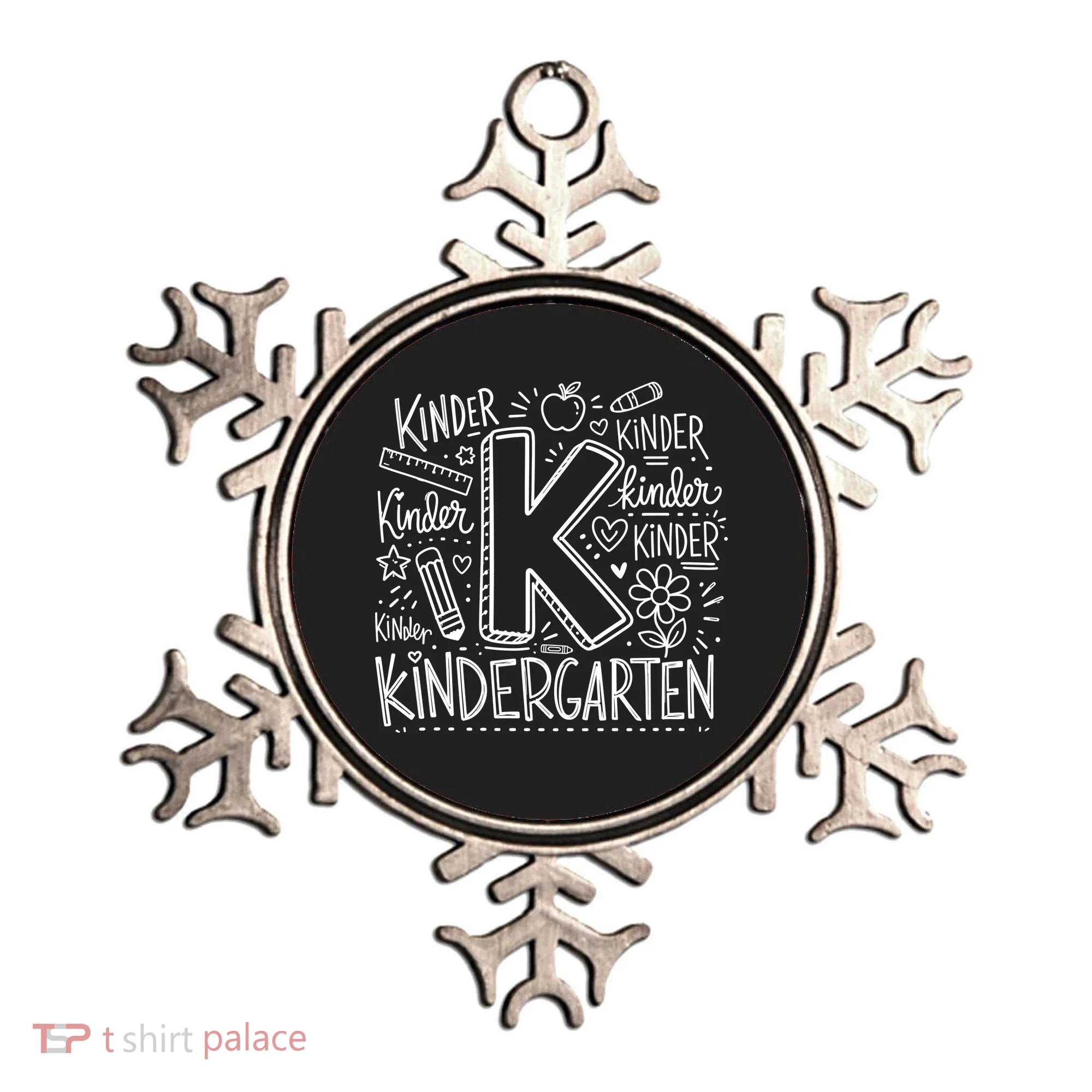 K Is For Kindergarten Back To School Kinder Ornament