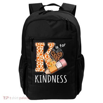 K Is For Kindness Kindergarten Cheetah Backpack