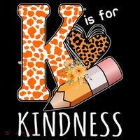 K Is For Kindness Kindergarten Cheetah Bucket Hat thumb 4