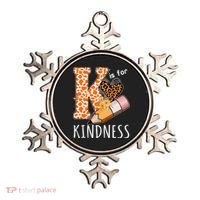 K Is For Kindness Kindergarten Cheetah Ornament thumb 0