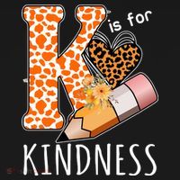 K Is For Kindness Kindergarten Cheetah Tote Bag thumb 4