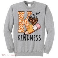 K Is For Kindness Kindergarten Cheetah Sweatshirt thumb 0
