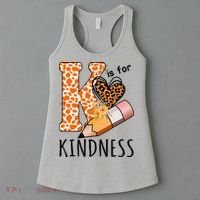 K Is For Kindness Kindergarten Cheetah Women's Tank Top thumb 3