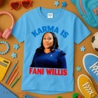 Karma Is Fani Willis Kids T-Shirt thumb 3