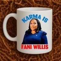Karma Is Fani Willis Coffee Mug thumb 2