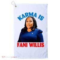 Karma Is Fani Willis Golf Towel thumb 0