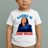 Karma Is Fani Willis Toddler T-Shirt thumb 2