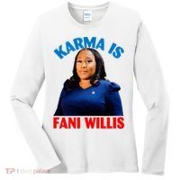 Karma Is Fani Willis Women's Long Sleeve Shirt thumb 0