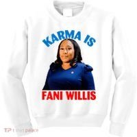 Karma Is Fani Willis Kids Sweatshirt thumb 0
