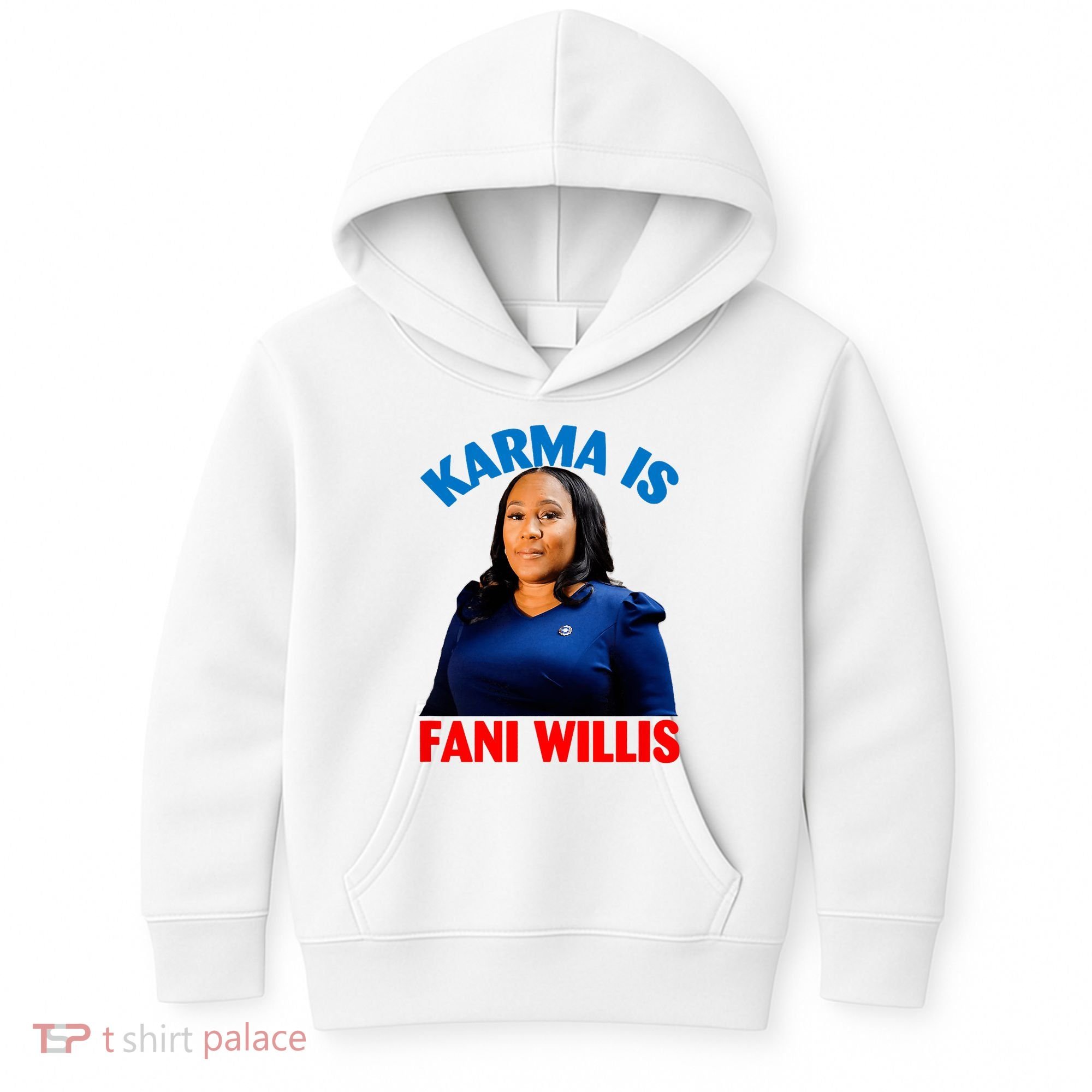 Karma Is Fani Willis Kids Hoodie