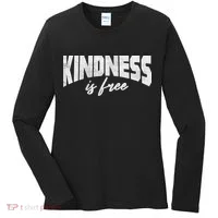 Kindness Is Free Women's Long Sleeve Shirt thumb 0