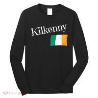 Kilkenny Ireland Flag Irish City Saint Patrick's Day Long Sleeve Shirt thumb 0