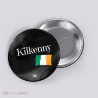 Kilkenny Ireland Flag Irish City Saint Patrick's Day Button thumb 0
