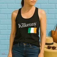 Kilkenny Ireland Flag Irish City Saint Patrick's Day Women's Tank Top thumb 2