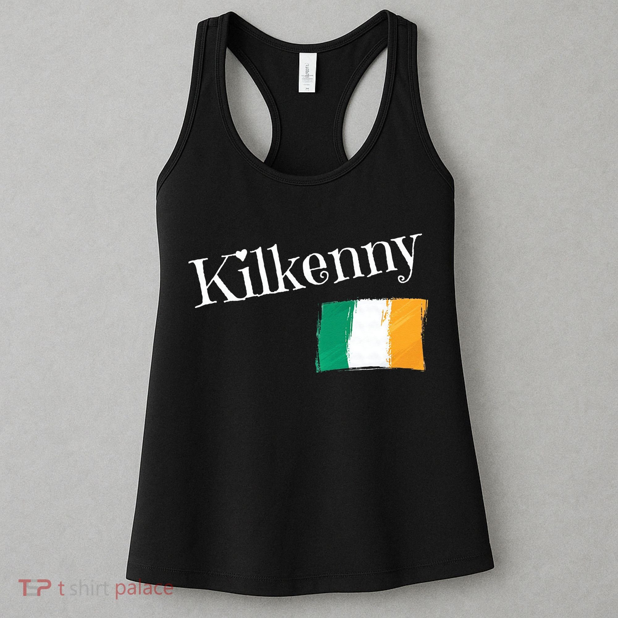 Kilkenny Ireland Flag Irish City Saint Patrick's Day Women's Tank Top