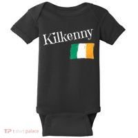 Kilkenny Ireland Flag Irish City Saint Patrick's Day Baby Bodysuit thumb 0