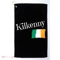 Kilkenny Ireland Flag Irish City Saint Patrick's Day Golf Towel thumb 0